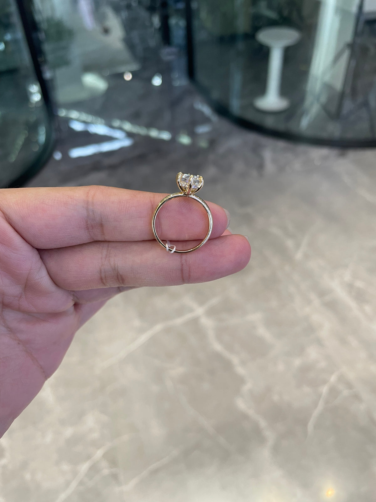 Deposit For Gabbygirl1189 14k yellow gold ring with 2.5ct diamond with two birthday stone