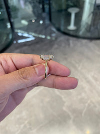 Deposit For Gabbygirl1189 14k yellow gold ring with 2.5ct diamond with two birthday stone