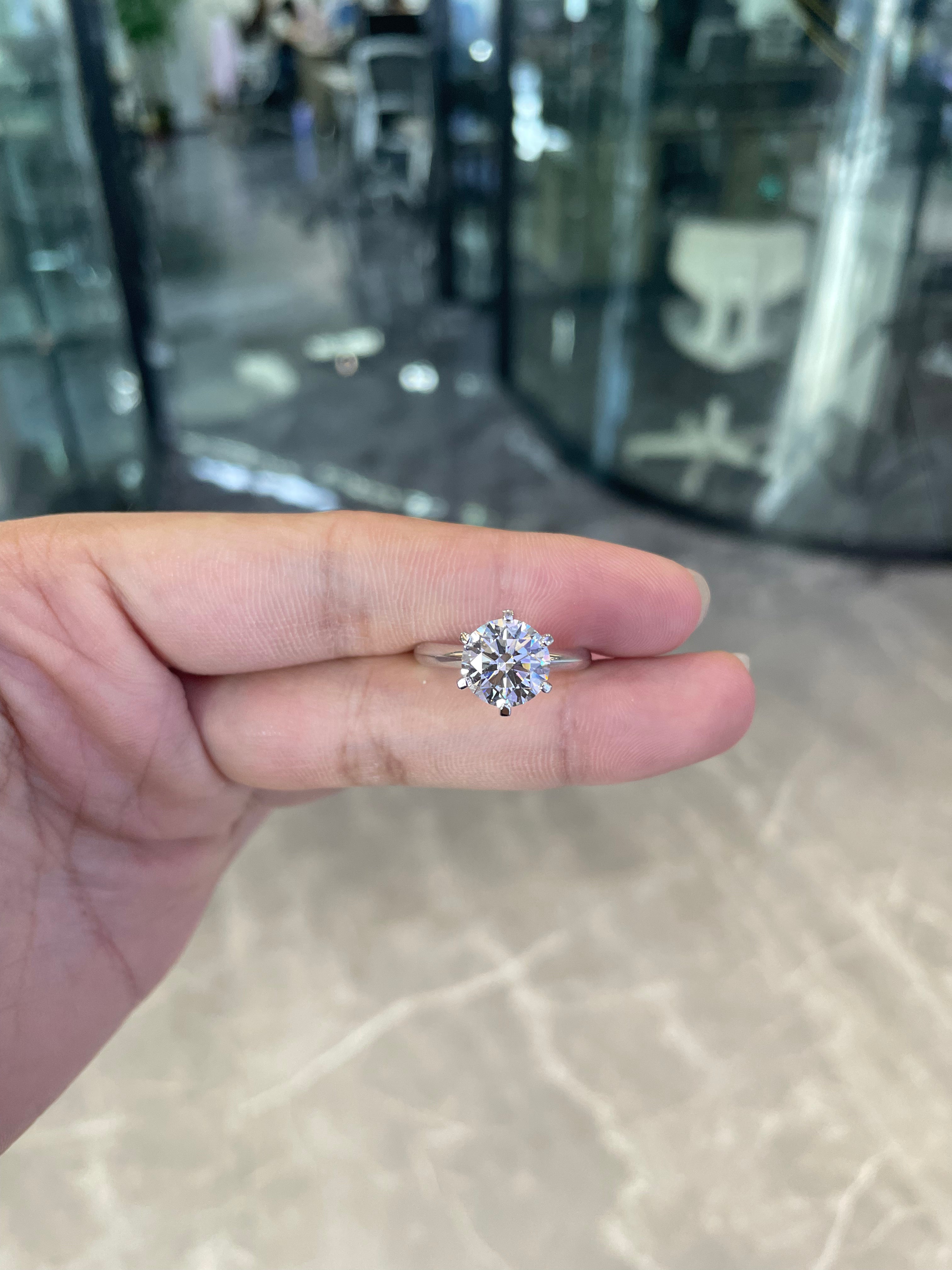 Final payment For bwojo2017 14k white gold ring with 3ct E vvs2 diamond