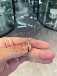 Deposit For Janet Vazquez 14k yellow gold ring with 2ct radiant diamond