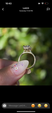 Deposit For Leo04 platinum 2.5ct ring with pave bridge and hidden halo half eternity in 1.8mm,add 4 gemstones,euro shank.And platinum band