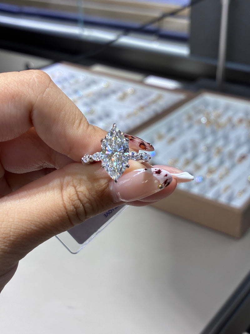 Deposit For nails_by_annica 14k white gold setting ring