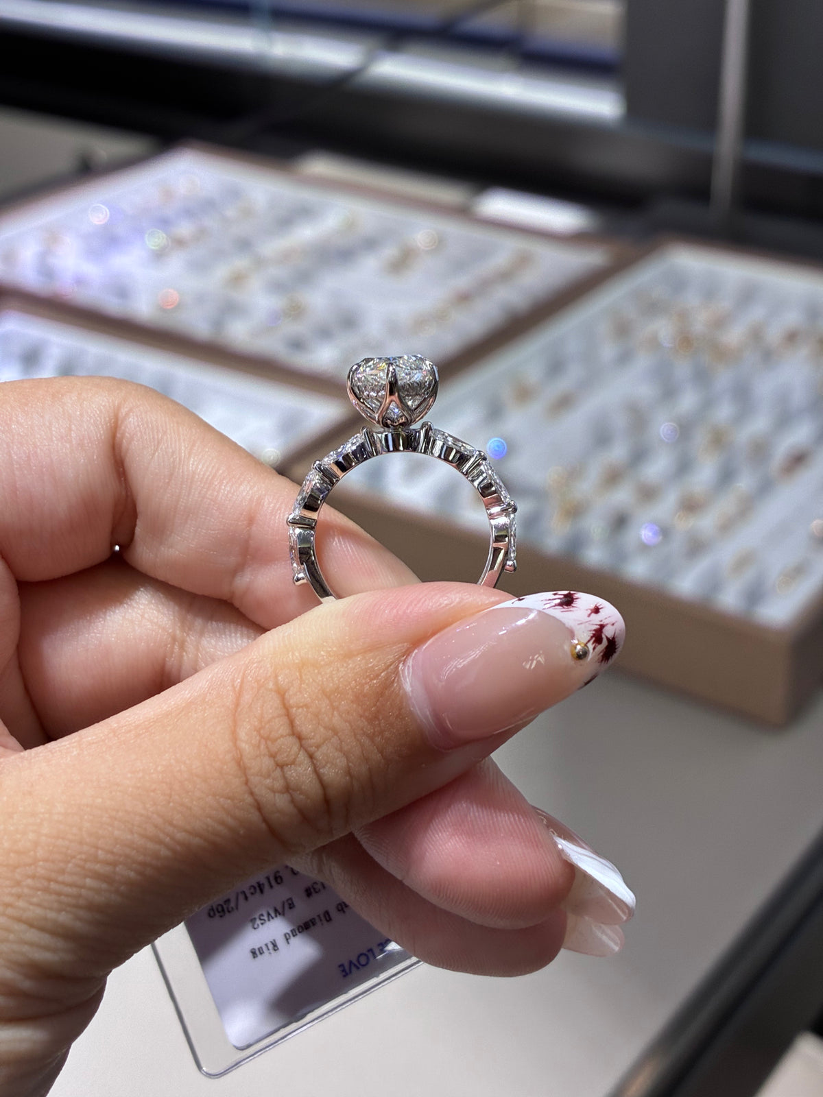 Deposit For nails_by_annica 14k white gold setting ring