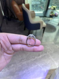 For DanaMarcieXO 14k white gold ring with 3ct E vvs2 diamond And 0.8ct side stone