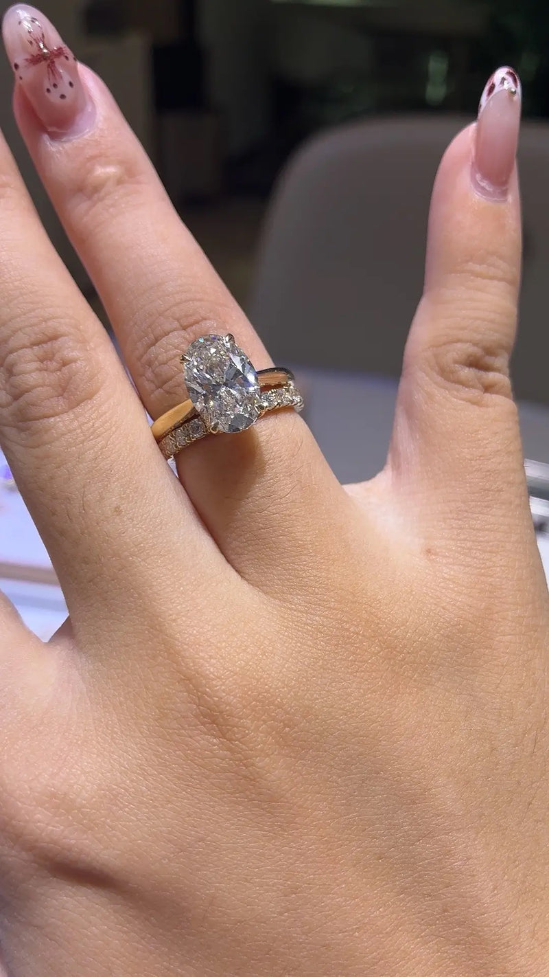 Update to 18k yellow gold ring and band