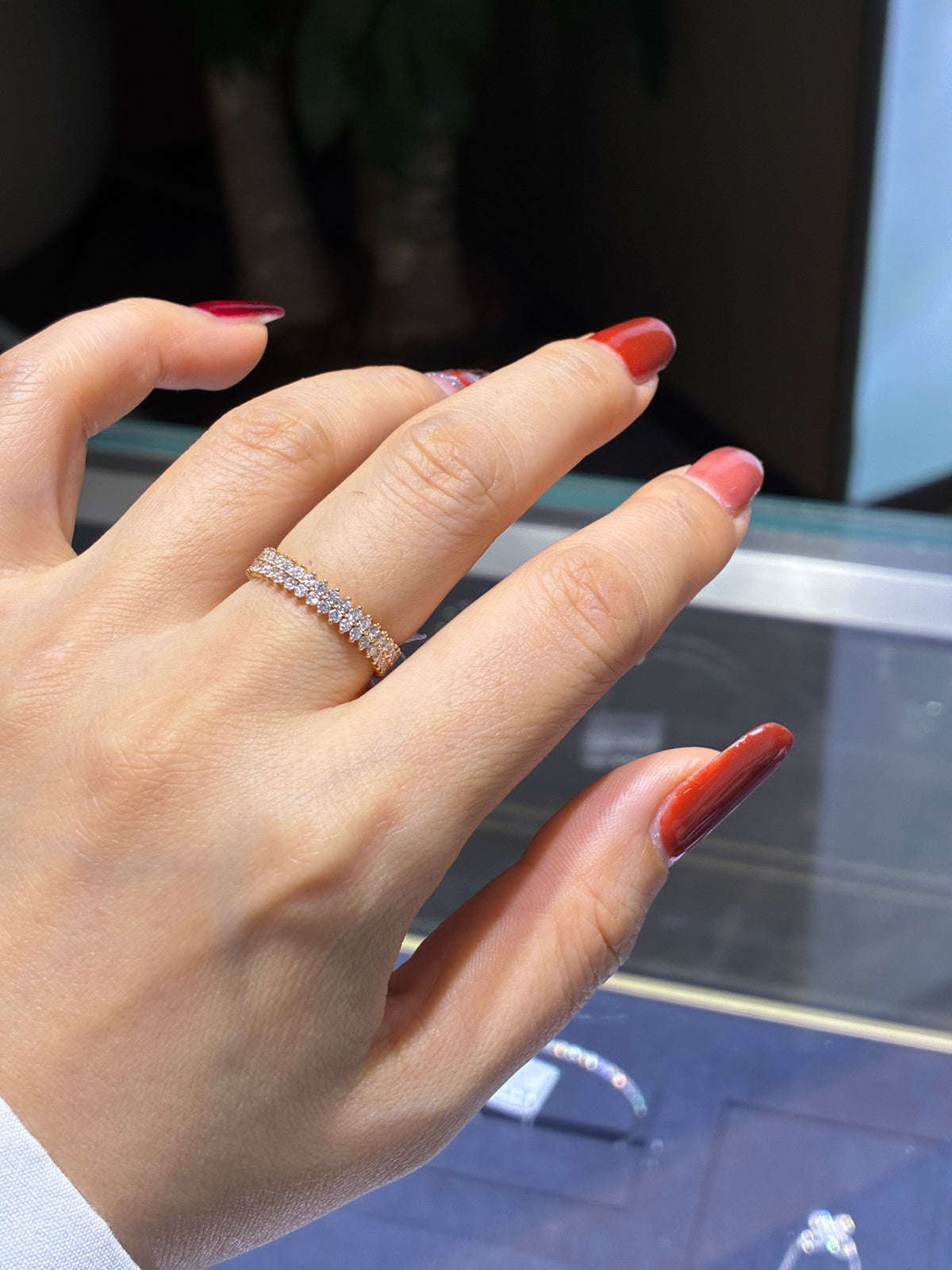 For Rachel 18k 0.968ct  size6.5