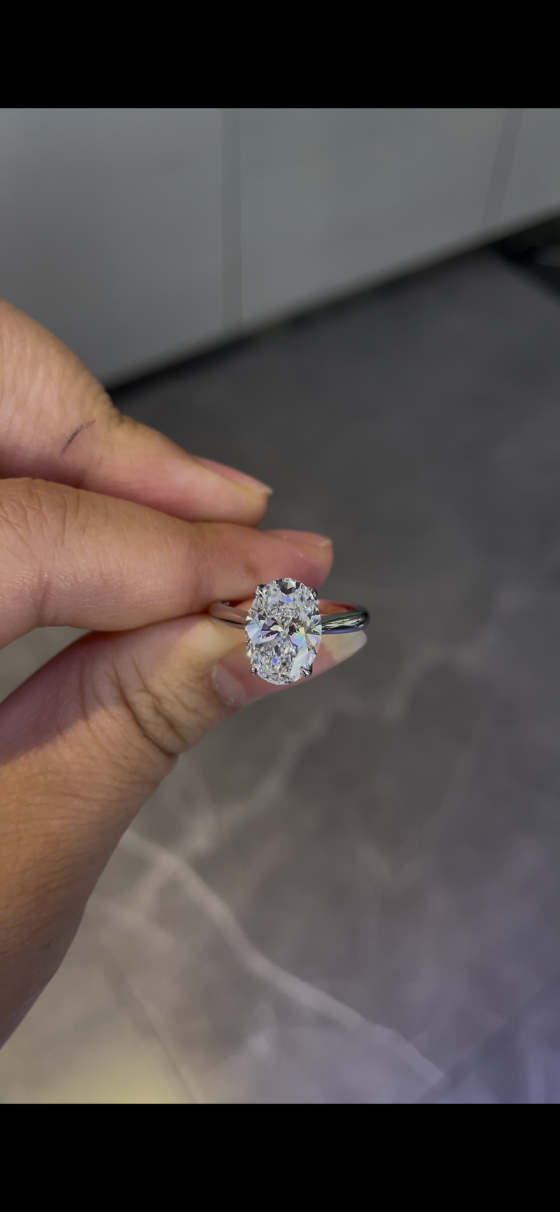 Remaining balance for elizabethscreativity22 14k white gold, 3.03ct main stone, 0.113ct, e/vvs2+14k round cut small diamonds band