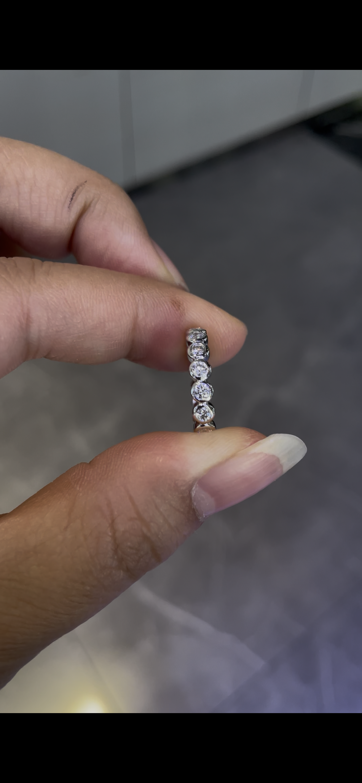 Remaining balance for elizabethscreativity22 14k white gold, 3.03ct main stone, 0.113ct, e/vvs2+14k round cut small diamonds band