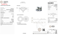Deposit for Kathy 14k solid white gold 1carat each total 2carat earrings. E/VVS2