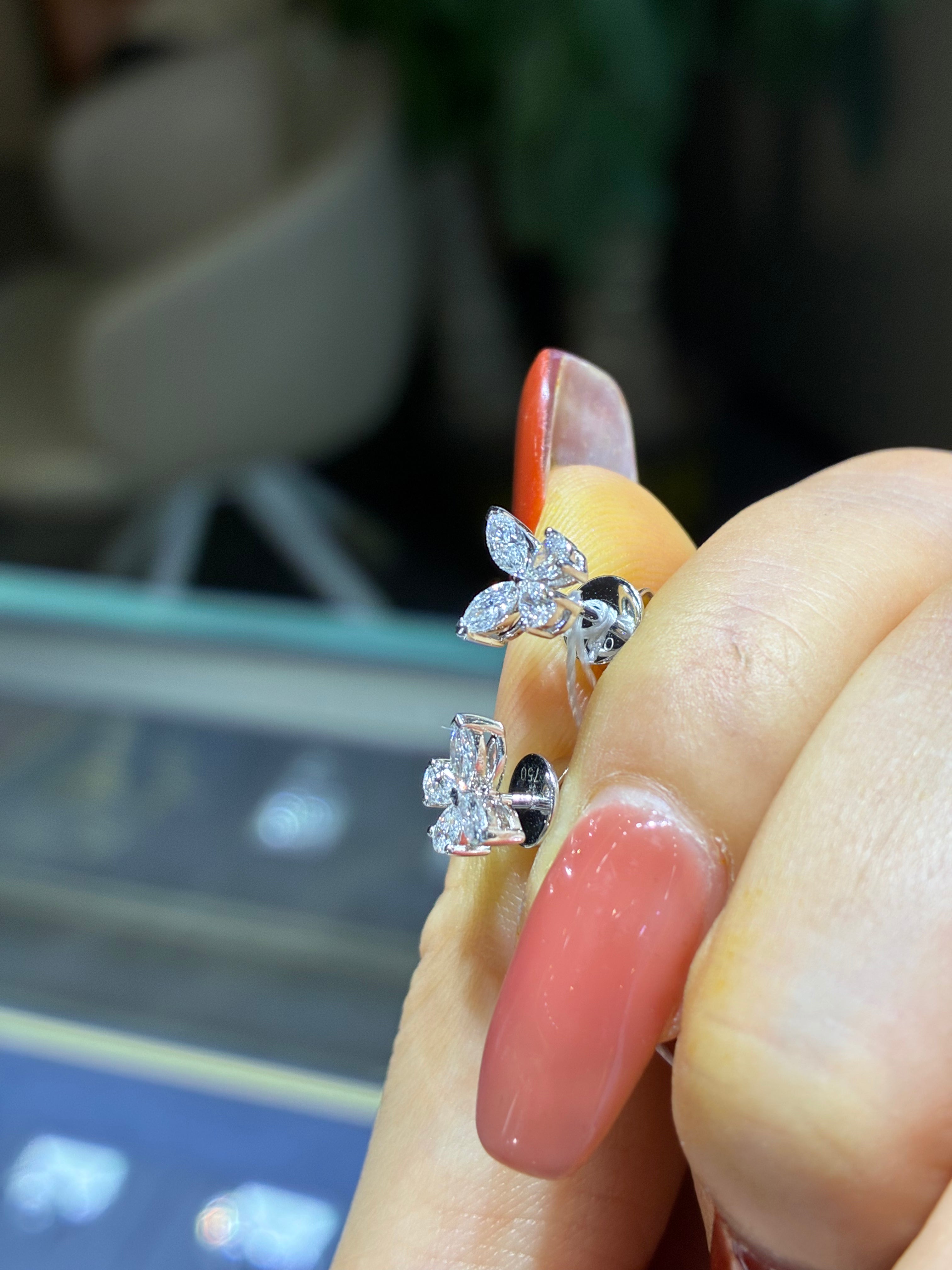 For Carrie - Earing0.228ct/0.183ct/18K white gold