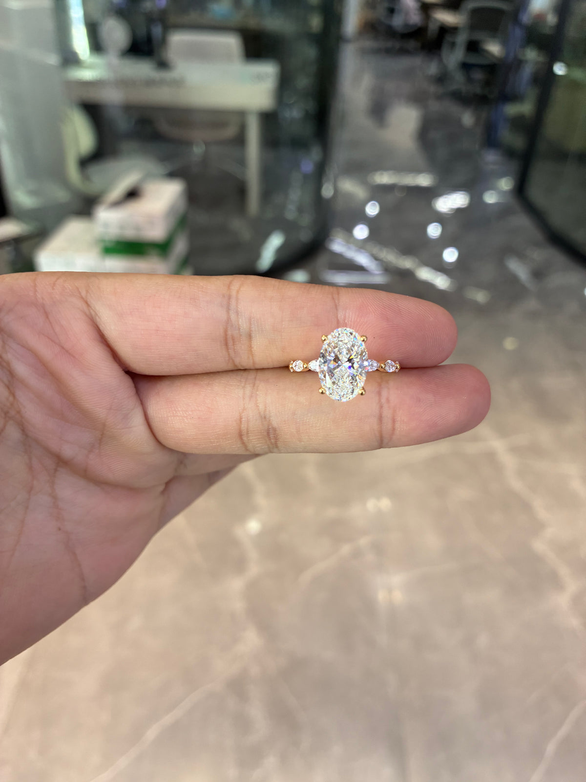 Deposit For Naye 14k yellow gold ring with 2ct diamond