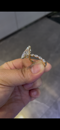 Remaining balance for Chasity Brady 14k yellow gold 5ct marquise ring