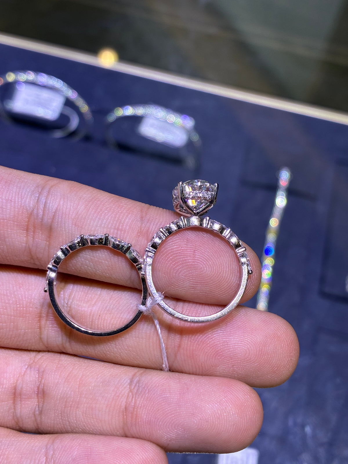 For Haley 18k yellow gold 3.500ct D VS1