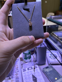 for uniquely_terri  Custom 14K 1 Carat Pear-Shaped Diamond Necklace  Deposit