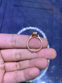 For Okie1 18k yellow gold ring with 2.560ct E VS1