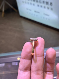 For Okie1 18k yellow gold ring with 2.560ct E VS1