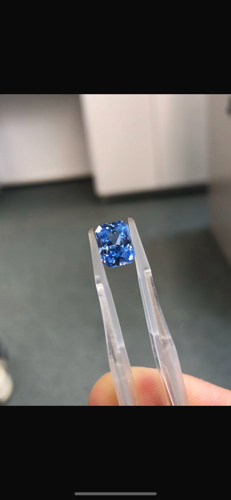 Deposit For Meow 14k white gold Radiant cut pave 3carat customize