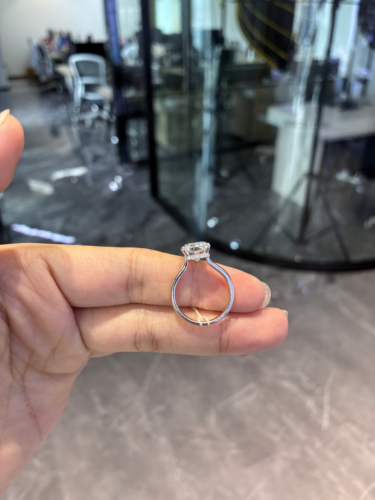 Deposit For Kirsisb 14k white gold ring with 3ct E vvs2 diamond