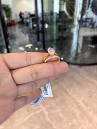 Deposit For Hend A 14k yellow gold ring with 2ct oval diamond