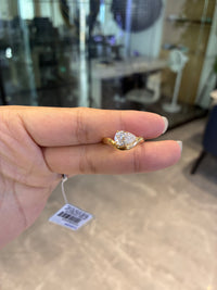 Deposit For Gabilicous 14k yellow gold ring with 1.5ct pear cut diamond