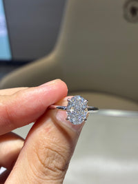 For Mama (3.27ct 18k white gold E/vvs2 ring）