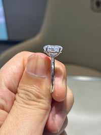 For Mama (3.27ct 18k white gold E/vvs2 ring）