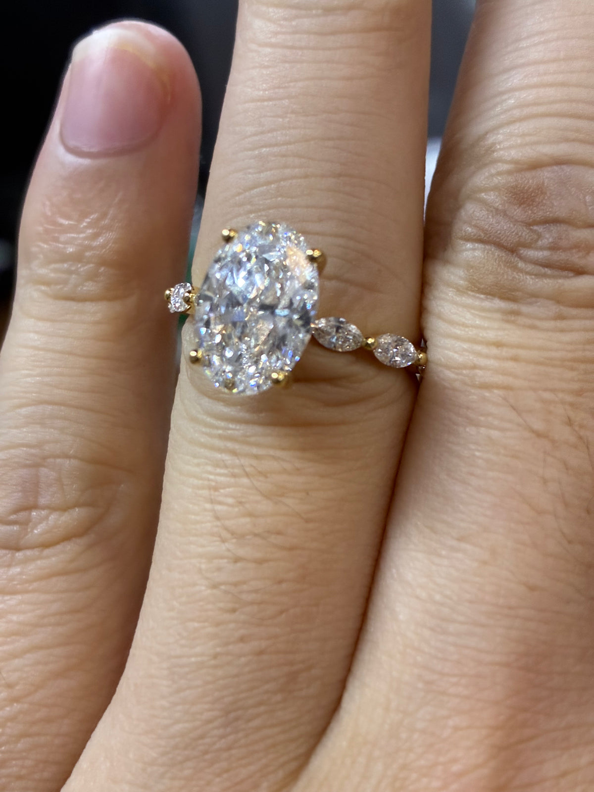 For Serendipity dancer (3ct D/vs1 oval ring)
