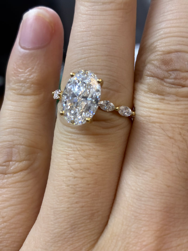 For Serendipity dancer (3ct D/vs1 oval ring)