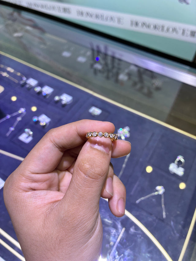 (Remaining Balance )For Nicole 18k white gold ring with 5ct D/VVS1 diamond And 18k white gold band