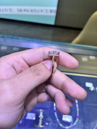 For Haley 14k yellow gold ring with 1.45ratio 5.1ct diamond