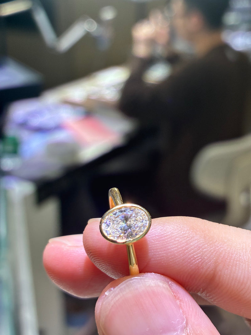 for Donna Hudson（Customization 18k white gold 1.08ct，D/vs1 ring）