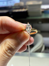 for susie （18k yellow gold 1ct marquis ring