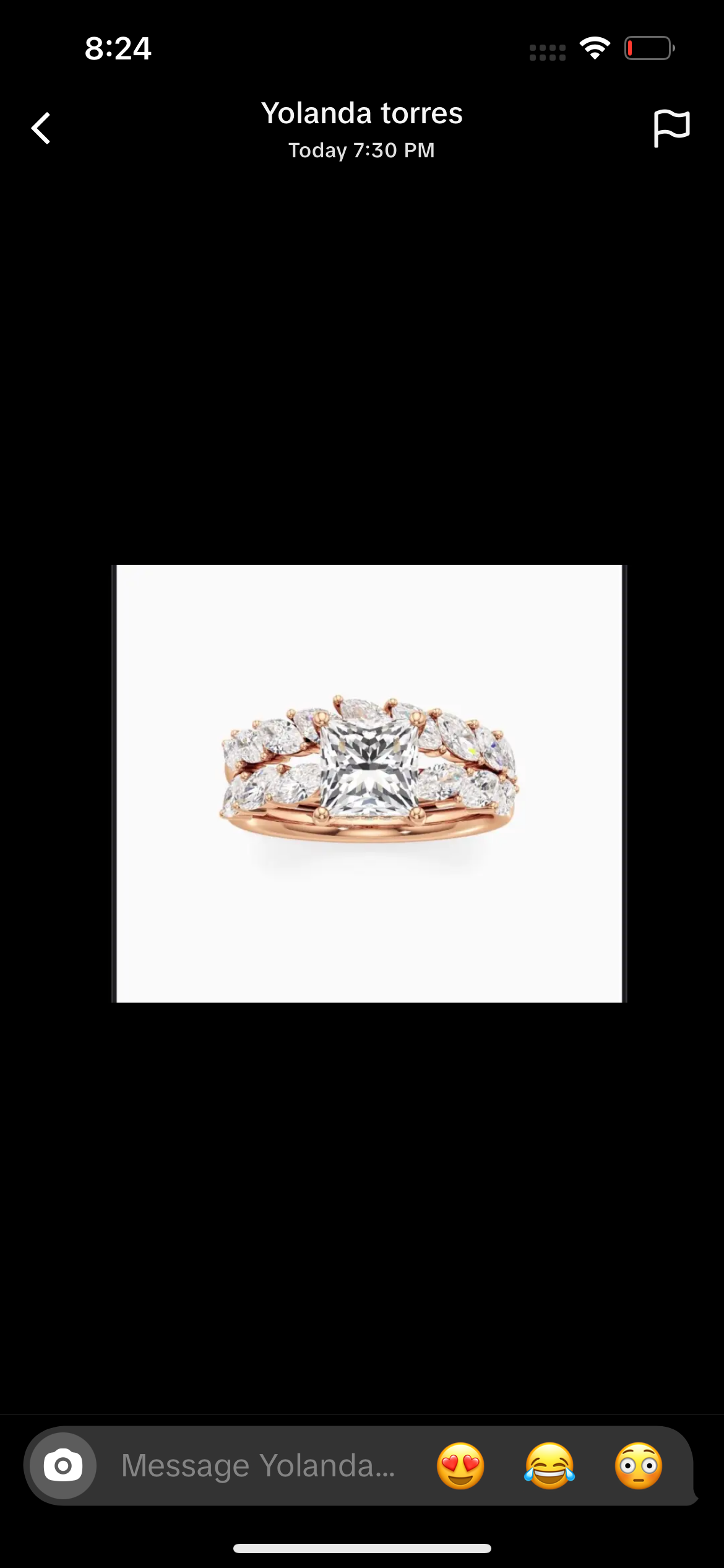 Deposit For Yolanda 14k 5carat customize D/vvs1