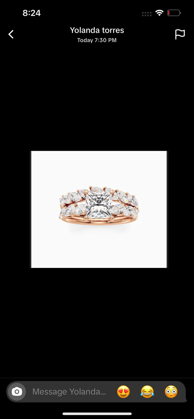 Deposit For Yolanda 14k 5carat customize D/vvs1