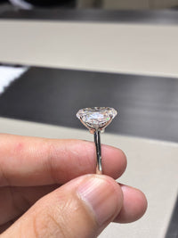 for Guerline Blaise （18k white gold 5.05ct E/vvs2 oval ring）