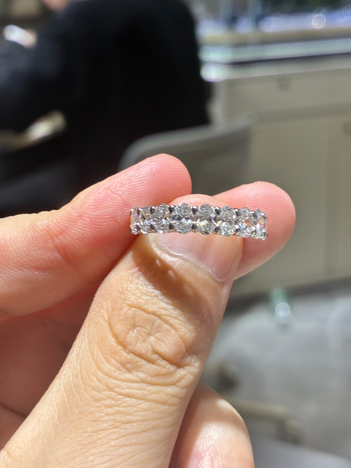 for Guerline Blaise  （18k white gold band）