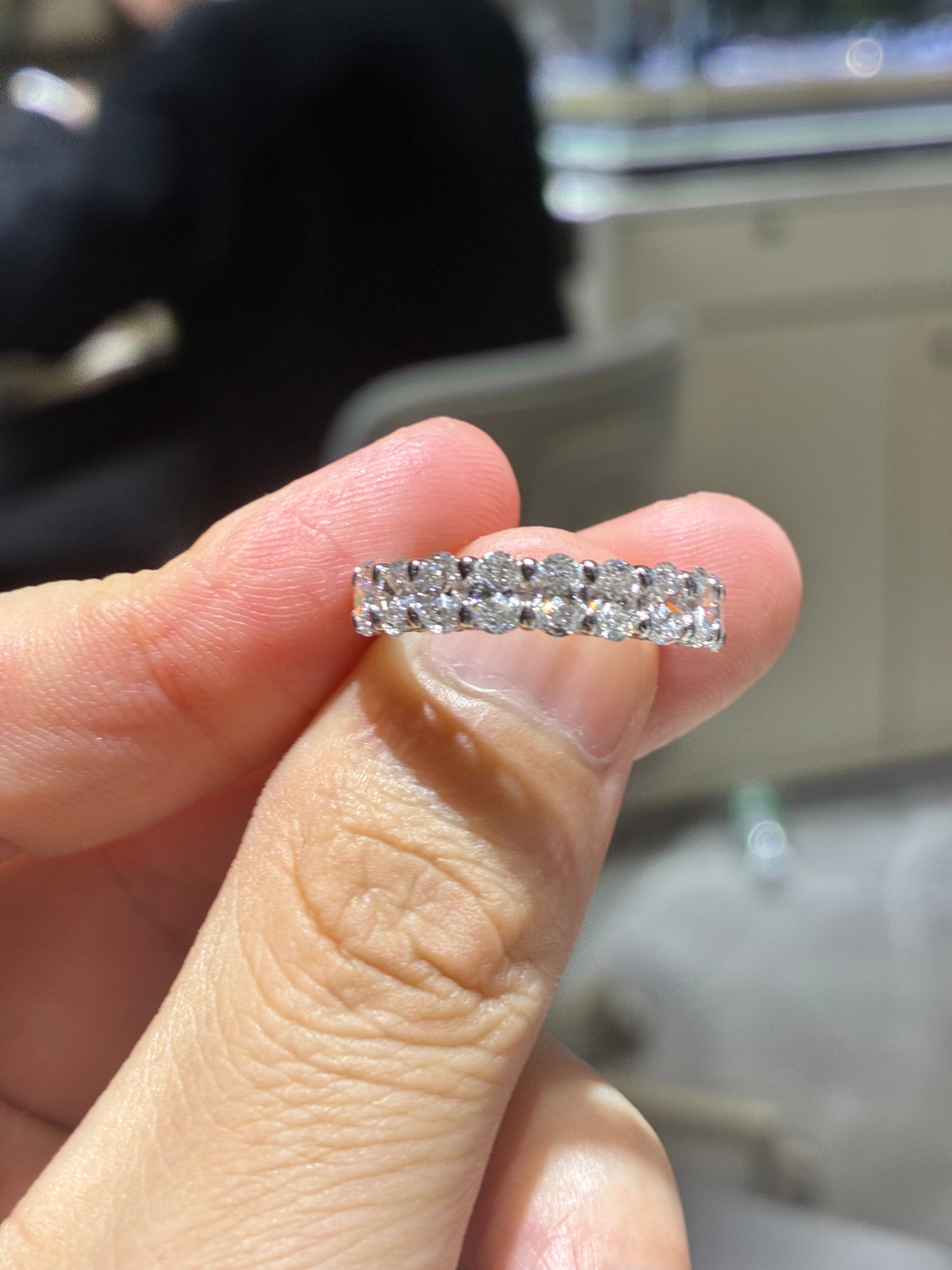 for Guerline Blaise  （18k white gold band）