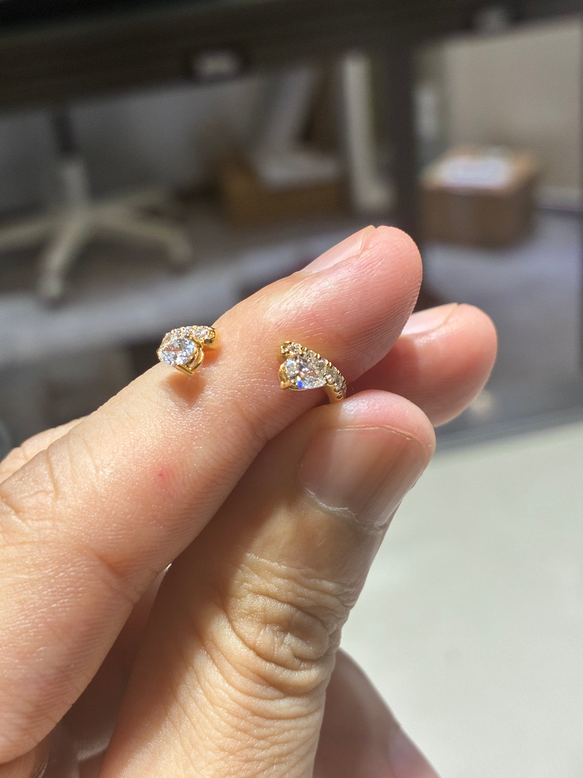 for Mari Bella Customized（18k white gold band）
