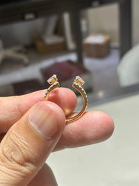 for Mari Bella Customized（18k white gold band）