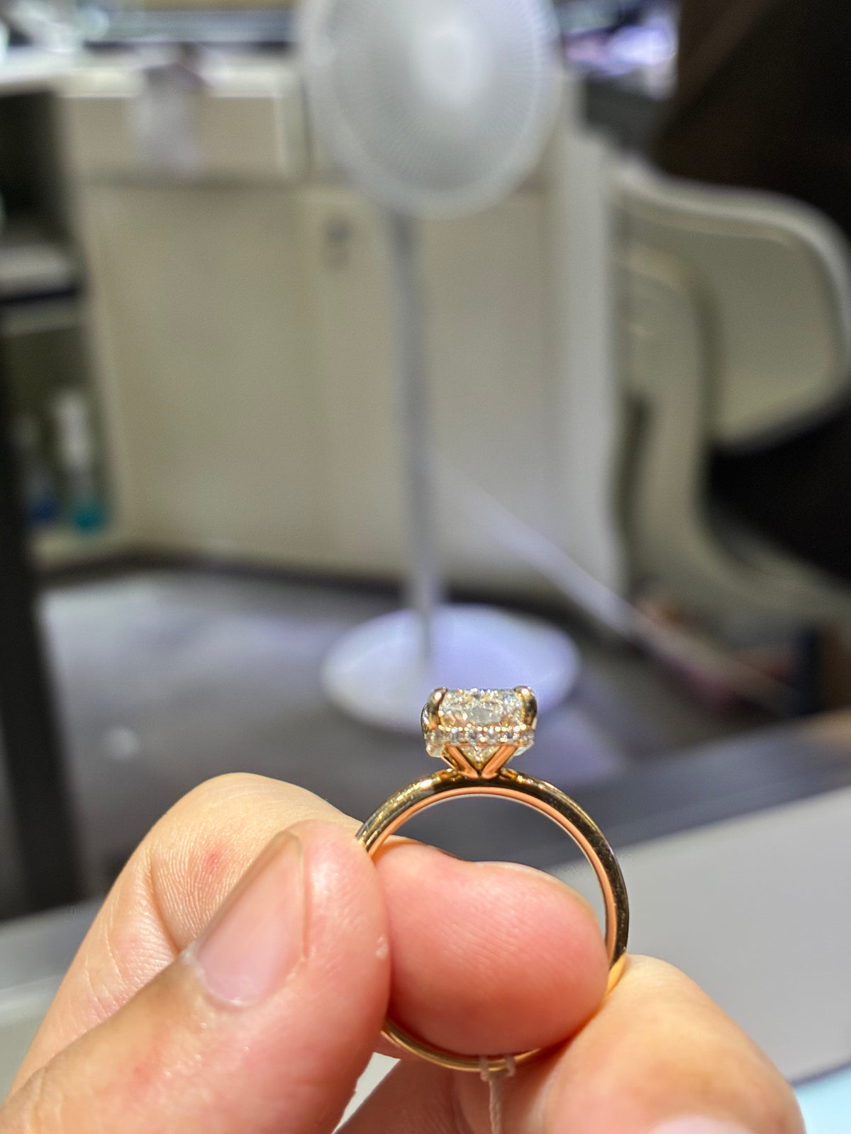 for Ruthless （14k yellow gold 3.07ct E/vs1 ring)