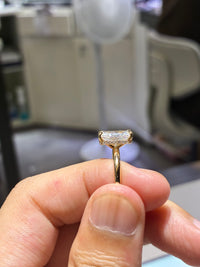 for Ruthless （14k yellow gold 3.07ct E/vs1 ring)