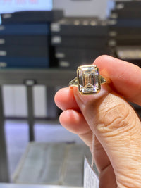 For Rab (18k yellow gold 5.02ct E/vs1 ring）