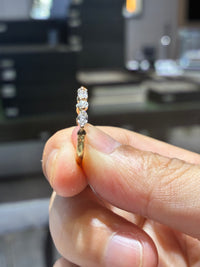 for lovelyblackbutterfly Customization （14k yellow gold band）