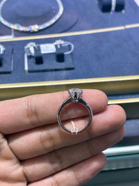 For Annnn Platinum ring with D VVS2 1.560ct diamond