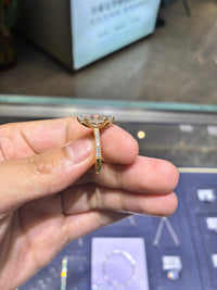 For ALEXIS ANN 14k yellow gold ring With 3ct diamond