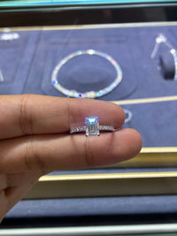 For jojo 18k white gold ring with 1.43ct  diamond