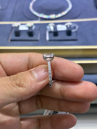 For jojo 18k white gold ring with 1.43ct  diamond