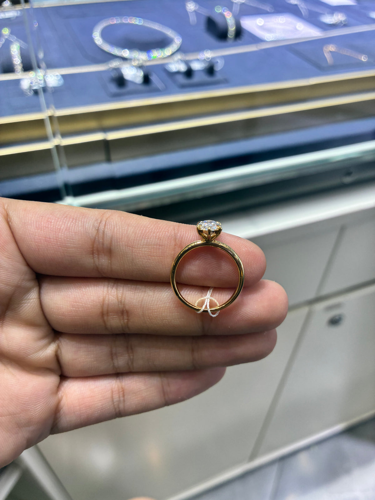 For Gabriela 14k Yellow gold ring with 1ct diamond (custom)