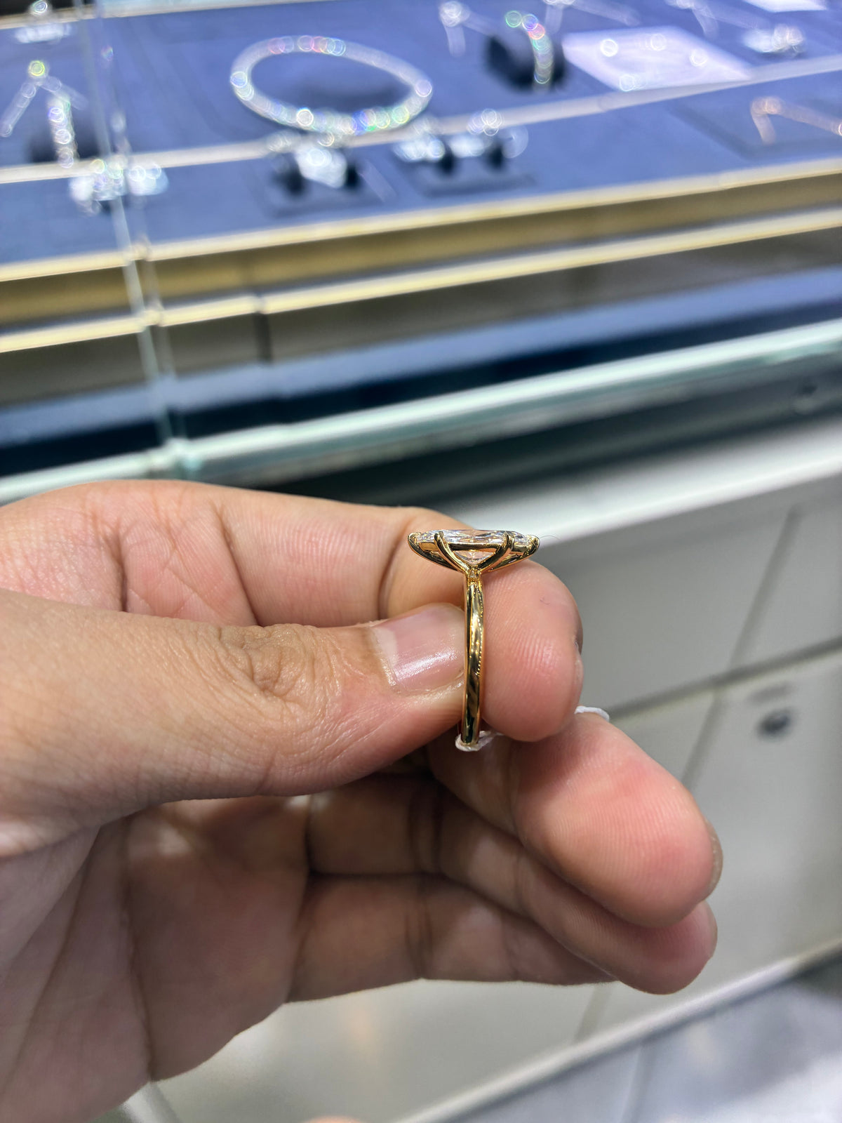 For Gabriela 14k Yellow gold ring with 1ct diamond (custom)