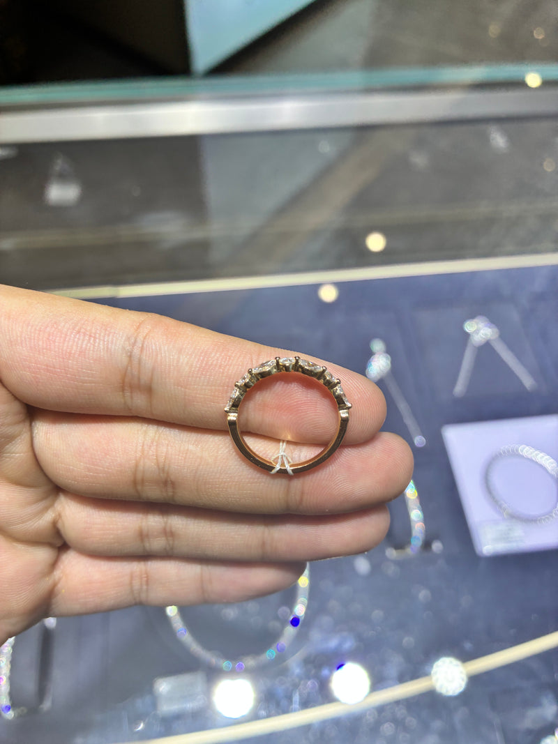 For Becky Potts 14k white gold band (custom)